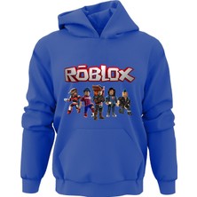 Ada Bebek Çocuk Unisex Oversize Roblox Baskılı Çocuk Sweatshirt