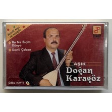 Aşık Doğan Karagöz Bu Ne Biçim Dünya Kaset (Jelatininde Orjnal Dönem Kağıt Baskı Kaset)