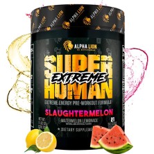 Alpha Lion Superhuman Extreme Pre-Workout Preworkout Intense Sustained Energy And Focus Elevated Nitric Oxide Maximum Pump Nutrient Delivery