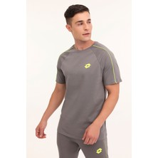 Lotto M-Yınkas T-Sh 4pr Antrasit Erkek Kısa Kol T-Shirt