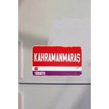 Wonder Like Kahramanmaraş Şehir Temalı Buzdolabı Magneti