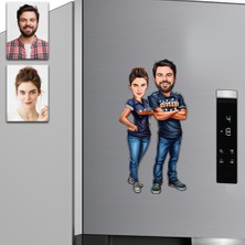 Wonder Like Arkadaş Tasarımlı Buzdolabı Magneti