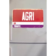 Wonder Like Ağrı Şehir Temalı Buzdolabı Magneti