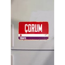 Wonder Like Çorum Şehir Temalı Buzdolabı Magneti