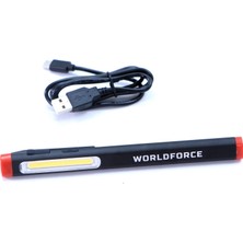 Worldforce Oto Ekspertiz Kalem Tipi LED Fener Şajlı 300 Lm 650 Mah