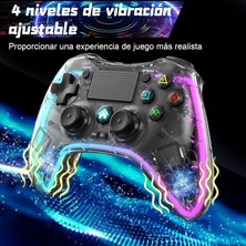 Megamus  Ps4 Uzaktan Kumanda, P4/pro/slim/pc Için Uyumlu Turbo Buton/arka Düğmeli