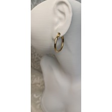 Lilly And Molly Jewelry Orta Boy Halka Çelik Küpe