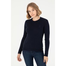 U.S. Polo Assn. Kadın Lacivert Triko Kazak 50288979-VR033