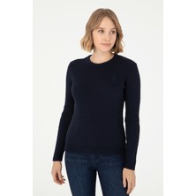 U.S. Polo Assn. Kadın Lacivert Triko Kazak 50288979-VR033
