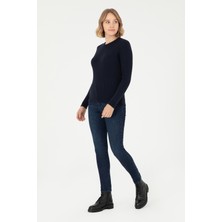U.S. Polo Assn. Kadın Lacivert Triko Kazak 50288979-VR033