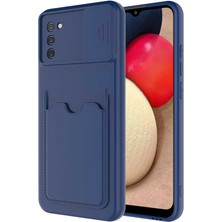 Farma İletişim Teknolojileri Samsung Galaxy A02S Kılıf ​Kartix Kapak - Lacivert