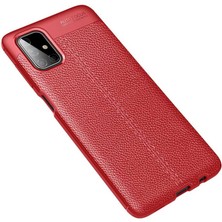 Farma İletişim Teknolojileri Samsung Galaxy M51 Kılıf Niss Silikon Kapak - Kırmızı