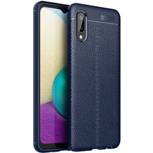Farma İletişim Teknolojileri Samsung Galaxy A02 Kılıf Niss Silikon Kapak - Lacivert