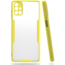 Farma İletişim Teknolojileri Samsung Galaxy M51 Kılıf Parfe Kapak - Sarı