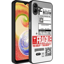 Farma İletişim Teknolojileri Samsung Galaxy A04 Kılıf Aynalı Desenli Kamera Korumalı Parlak Mirror Kapak - Fragile