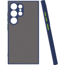 Farma İletişim Teknolojileri Samsung Galaxy S24 Ultra Kılıf Hux Kapak - Lacivert