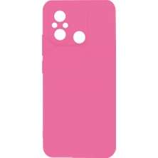 Farma İletişim Teknolojileri Xiaomi Redmi 12C Kılıf Biye Silikon - Pembe