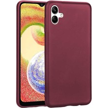 Farma İletişim Teknolojileri Samsung Galaxy A04 Kılıf Premier Silikon Kapak - Mürdüm