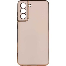 Farma İletişim Teknolojileri Samsung Galaxy S21 Fe Kılıf Bark Kapak - Rose Gold