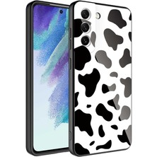 Farma İletişim Teknolojileri Samsung Galaxy S21 Fe Kılıf Kamera Korumalı Desenli Sert Silikon Epoksi Kapak - No7