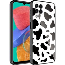 Farma İletişim Teknolojileri Samsung Galaxy M33 Kılıf Kamera Korumalı Desenli Sert Silikon Epoksi Kapak - No7