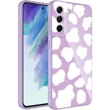 Farma İletişim Teknolojileri Samsung Galaxy S21 Fe Kılıf Kamera Korumalı Desenli Sert Silikon Epoksi Kapak - No6