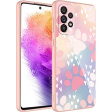 Farma İletişim Teknolojileri Samsung Galaxy A33 5g Kılıf Kamera Korumalı Desenli Sert Silikon Epoksi Kapak - No4