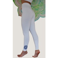 Kamala Yoga Taytı Namaste Nakışlı