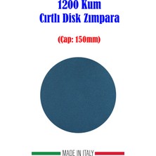 Grin Su Geçirmez 1200 Kum Cırtlı Disk Film Zımpara 150MM 1 Adet