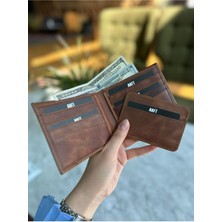 Mft Leather Paris Taba Deri Cüzdan Kartlık Ve Anahtarlık Set (1204)
