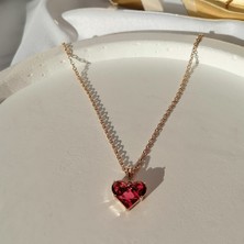 Kilig Jewelry Kadın Vip Çelik Gold Kalp Kolye 50CM