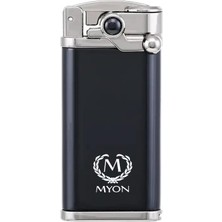 Bek Tobacco Myon King 1 Pürmüz Alev Delicili Puro Çakmağı Siyah