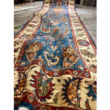 Rd Ramazan Dağ El Halı Sanatı El Dokuma Afgan Sultanı Halısıdır  Ebat 427x90.