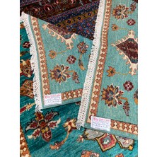 Rd Ramazan Dağ El Halı Sanatı El Dokuma Afgan Şirvan Halısıdır  Ebat 300x81