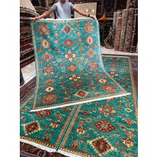 Rd Ramazan Dağ El Halı Sanatı El Dokuma Afgan Şirvan Halısı  Ebat 220x150.