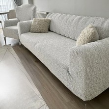 Tuchmall Koltuk Örtüsü 3+2+1+1 Takımı Lastikli Esnek Yıkanabilir Çekyat Örtüsü Kanepe Kılıfı.