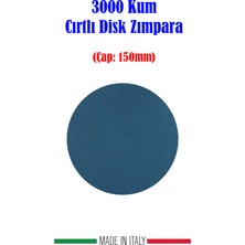 Grin Su Geçirmez 3000 Kum Cırtlı Disk Film Zımpara 150MM 10 Adet