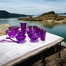 Tupperware Pırlanta Mor Set 27 Parça Tam Set Saklama ve Servis Kabı Piknik Seti