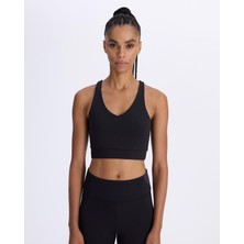 Kappa Berly Bra Kadın Siyah Skin Fit Sporcu Sütyeni