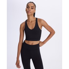 Kappa Berly Bra Kadın Siyah Skin Fit Sporcu Sütyeni
