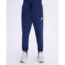 Kappa Authentic Italy Pant Erkek Mavi Comfort Fit Eşofman Altı