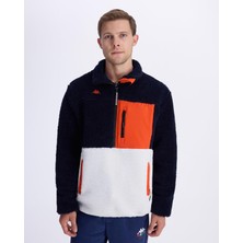 Kappa Hanoran Erkek Haki-Ekru-Turuncu Regular Fit Sherpa