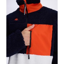 Kappa Hanoran Erkek Haki-Ekru-Turuncu Regular Fit Sherpa