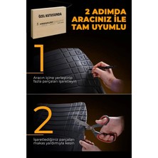 Kurra Store Ford Focusı Mca Trend x 1.5 Tdci 120 Sw Pws 2016  Uyumlu  Premium Üniversal Oto Paspas 4d Havuzlu - Lüks Özel Kutusunda Premium-Paspas
