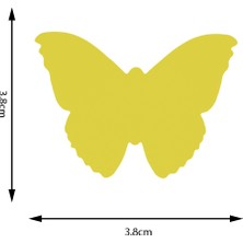 Kamei Şekilli Delgeç Kelebek 3.8 cm KM8815