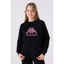 Kappa Kız Çocuk Siyah Sweatshirt 321Z38W-C-V1