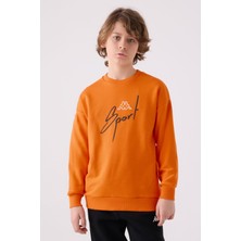 Kappa Erkek Çocuk Turuncu Sweatshirt 351V2PW-C-V2