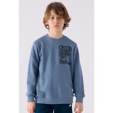 Kappa Erkek Çocuk Mavi Sweatshirt