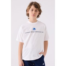 Kappa Erkek Çocuk Beyaz T-Shirt