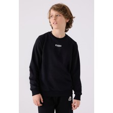 Kappa Erkek Çocuk Siyah Sweatshirt
